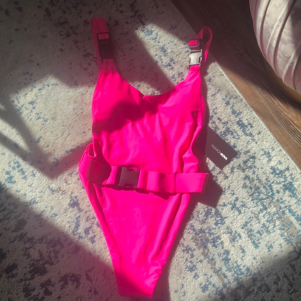 Fashion Nova Hot Pink One piece